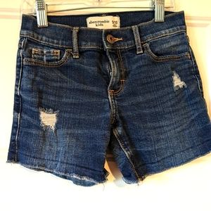 Abercrombie & Fitch distressed cutoffs